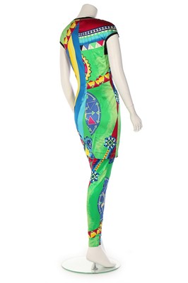 Lot 30 - Three colourful Versace ensembles, 1990s,...