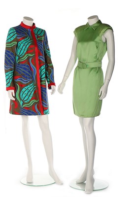 Lot 30 - Three colourful Versace ensembles, 1990s,...