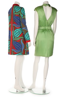 Lot 30 - Three colourful Versace ensembles, 1990s,...