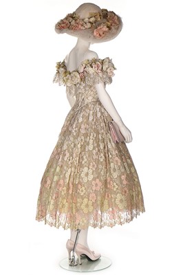 Lot 40 - Two bespoke pale pink and ivory ensembles...