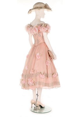 Lot 40 - Two bespoke pale pink and ivory ensembles...