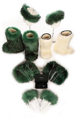 Lot 52 - A bespoke Vist ski ensemble, 2012, labelled...