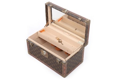 Lot 15 - A Louis Vuitton monogrammed leather vanity...