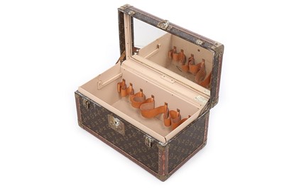 Lot 15 - A Louis Vuitton monogrammed leather vanity...