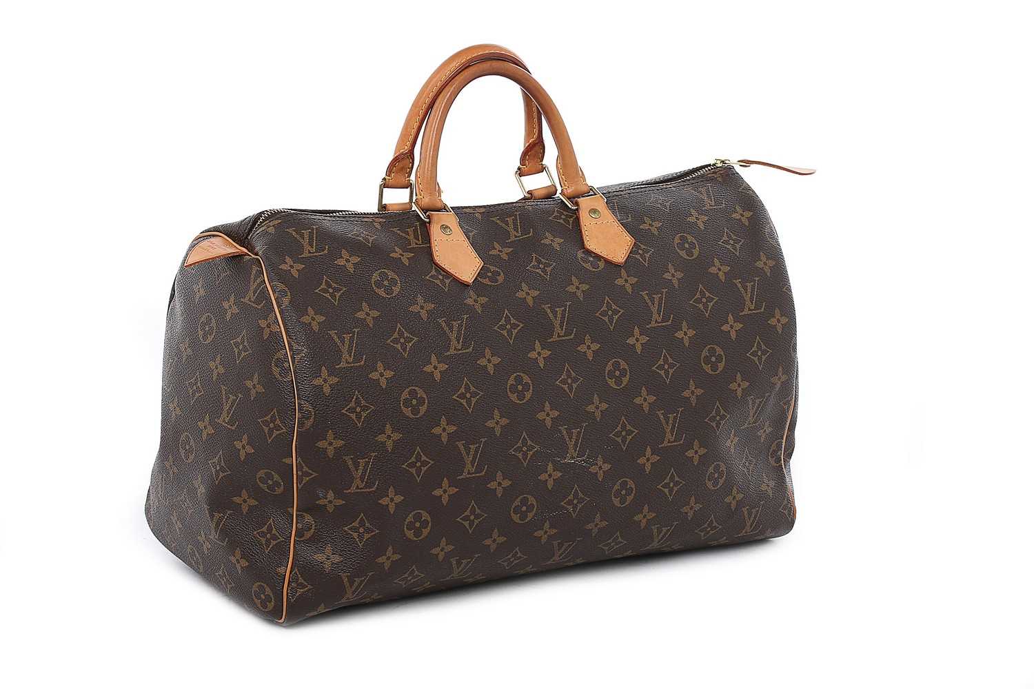 Lot 16 - A Louis Vuitton monogrammed leather speedy,...