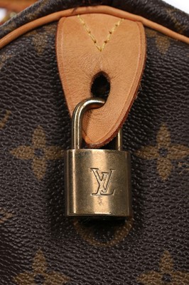 Lot 16 - A Louis Vuitton monogrammed leather speedy,...