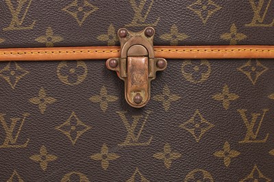 Lot 17 - A Louis Vuitton monogrammed leather hatbox,...