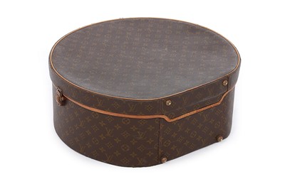 Lot 18 - A Louis Vuitton monogrammed leather hatbox,...