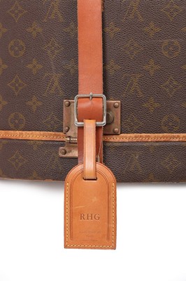 Lot 18 - A Louis Vuitton monogrammed leather hatbox,...