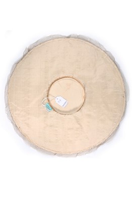 Lot 97 - A fine and rare painted and plaited paper...