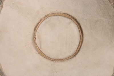 Lot 97 - A fine and rare painted and plaited paper...