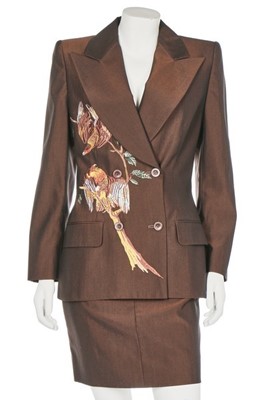 Lot 134 - An Alexander McQueen for Givenchy changeant...
