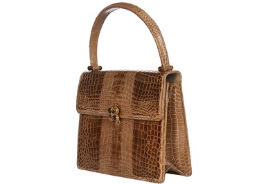 Lot 9 - A Gucci crocodile handbag, 1960s