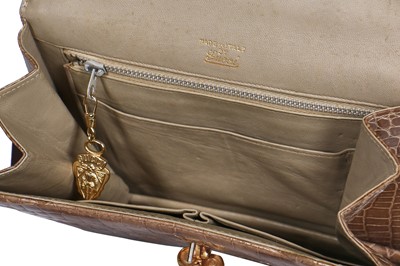 Lot 9 - A Gucci crocodile handbag, 1960s
