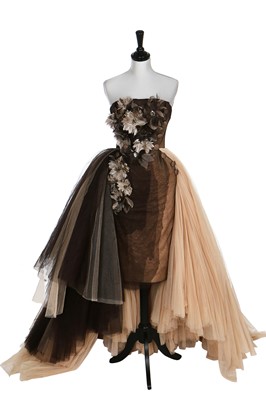 Lot 226 - A fine Christian Dior by John Galliano haute couture tulle evening gown, 'René Gruau' collection, Spring-Summer, 2011
