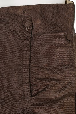 Lot 33 - A good gentleman's court dress, French, circa 1800