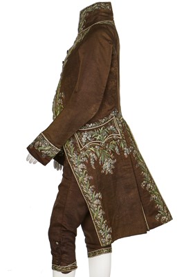 Lot 33 - A good gentleman's court dress, French, circa 1800