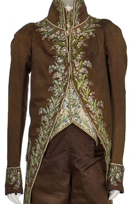 Lot 33 - A good gentleman's court dress, French, circa 1800
