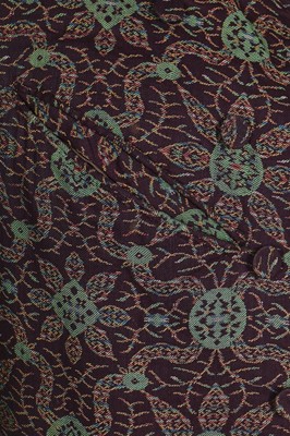 Lot 42 - A fine gentleman's woven wool banyan or nightgown, late 1830s -early 1840s