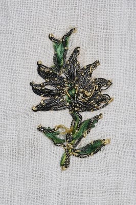 Lot 35 - An Indian embroidered muslin gown, circa 1805