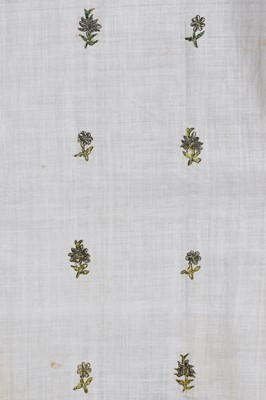 Lot 35 - An Indian embroidered muslin gown, circa 1805