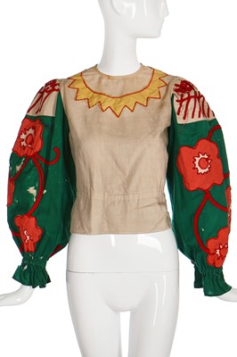 Lot 53 - Diaghilev's Ballets Russes 'Le Coq d'Or' costume for a female subject of King Dodon