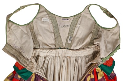 Lot 53 - Diaghilev's Ballets Russes 'Le Coq d'Or' costume for a female subject of King Dodon