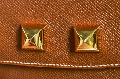 Lot 1 - An Hermès Ardennes leather Sac Doggy Medor cross-body bag, 1990s