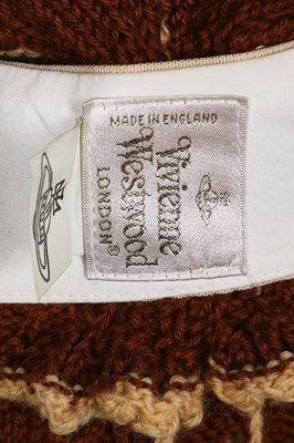 Lot 208 - A good and rare Vivienne Westwood lace-knit wool dress, 'On Liberty' collection, Autumn-Winter 1994-95