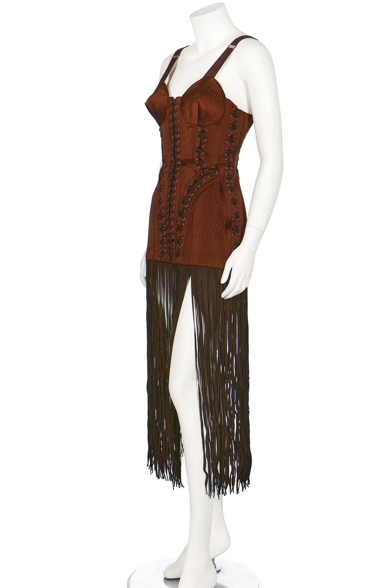 Lot 207 - A rare Jean-Paul Gaultier corset dress, probably Autumn-Winter 1990-91