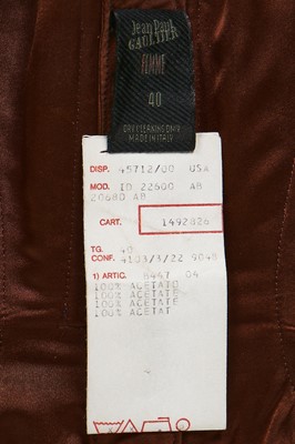 Lot 207 - A rare Jean-Paul Gaultier corset dress, probably Autumn-Winter 1990-91
