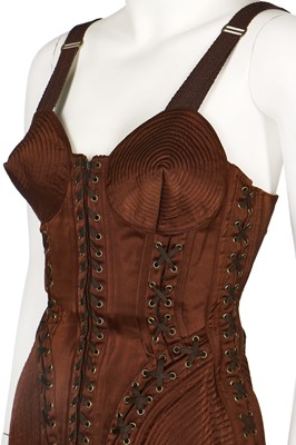 Lot 207 - A rare Jean-Paul Gaultier corset dress, probably Autumn-Winter 1990-91