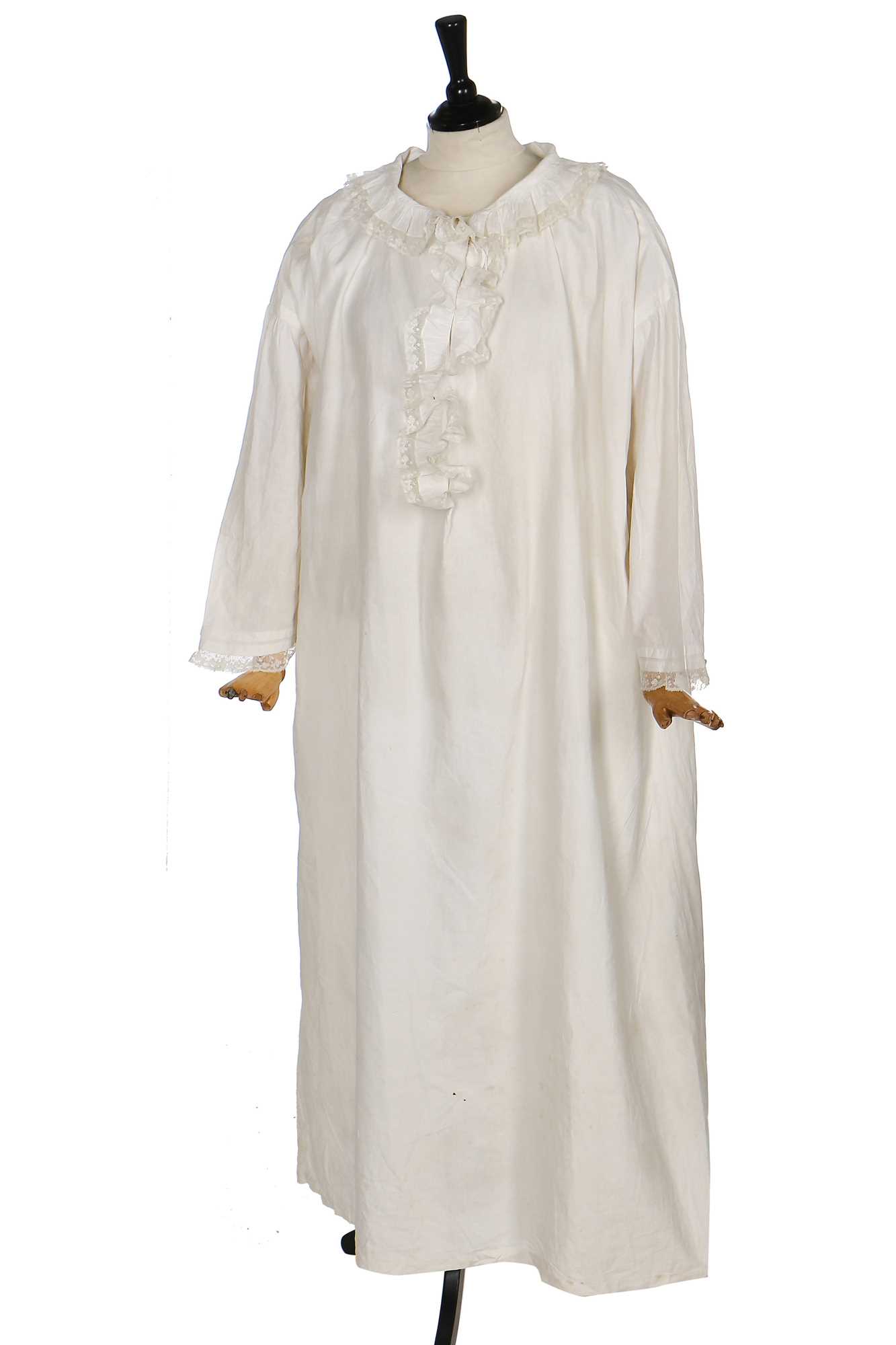 Lot 48 - Queen Victoria's fine lawn nightdress, late 19th century