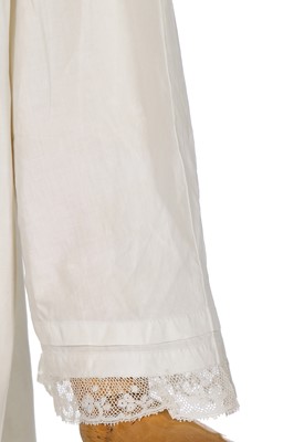 Lot 48 - Queen Victoria's fine lawn nightdress, late 19th century