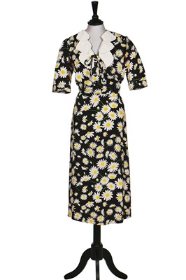 Lot 135 - An Yves Saint Laurent Rive Gauche daisy-printed dress, 1974