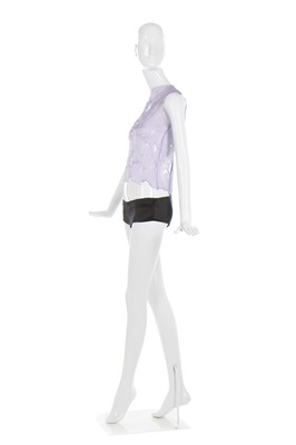 Lot 1 - A rare and important Alexander McQueen gauze top, 'Highland Rape' collection, Autumn-Winter 1995-96