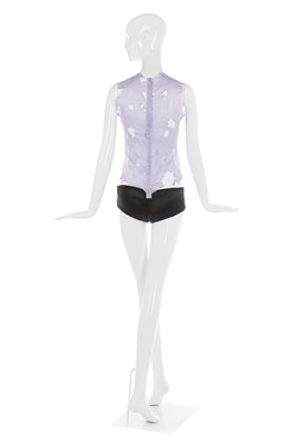 Lot 1 - A rare and important Alexander McQueen gauze top, 'Highland Rape' collection, Autumn-Winter 1995-96