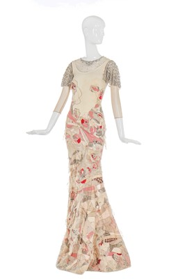 Lot 30 - Alexander McQueen patchworked evening dress, 'Deliverance', Spring-Summer 2004