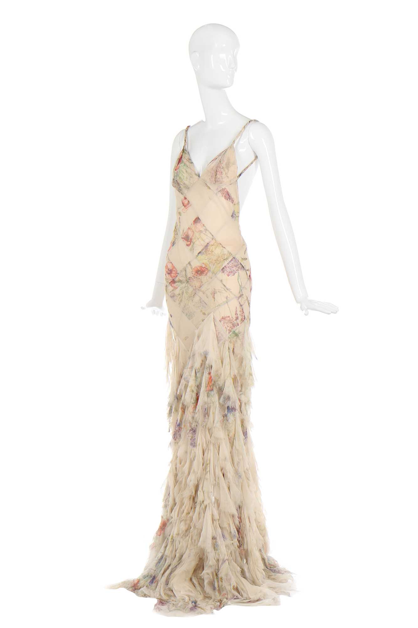 alexander mcqueen chiffon dress Alexander McQueen