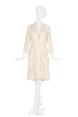 Lot 39 - Alexander McQueen ivory silk/cotton dress, Resort 2006