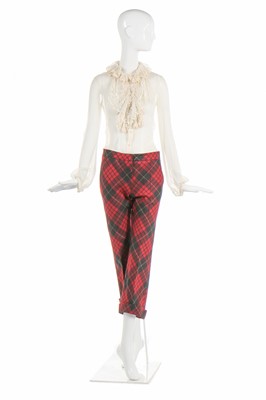 Lot 45 - Alexander McQueen tartan trousers, 'Widows of Culloden', Autumn-Winter 2006-07