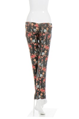 Lot 5 - Alexander McQueen brocaded satin Bumsters, 'The Hunger', Spring-Summer 1996