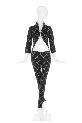 Lot 65 - Alexander McQueen Highland plaid suit, 'The Girl Who Lived in the Tree', Autumn-Winter 2008-09