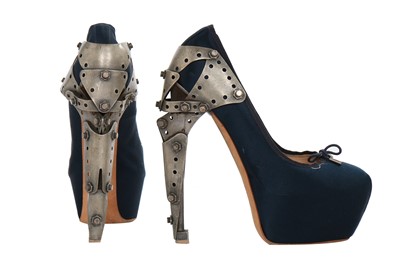Lot 86 - Alexander McQueen rare pair of 'Shipwreck' ballet shoes, 'Plato's Atlantis', Spring-Summer 2010