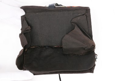 Lot 64 - A flame-stitched pocket book, worked by...