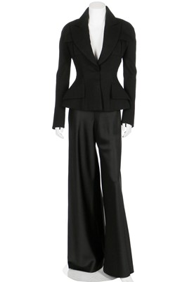 Lot 220 - A Christian Dior by John Galliano haute couture trouser suit, 'Mata Hari' collection, Autumn-Winter 1997-98