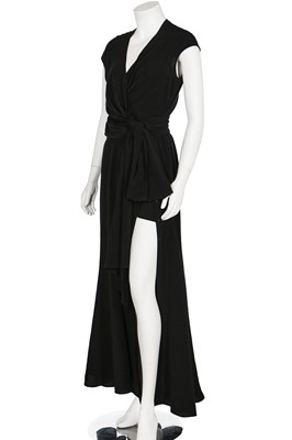 Lot 189 - A Thierry Mugler black jersey shorts ensemble, early 1990s