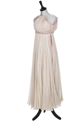 Lot 130 - A Sarmi Grecian-style chiffon evening gown, early 1970s