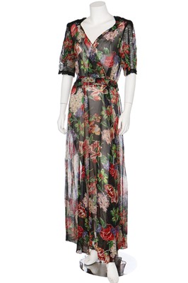 Lot 27 - Five evening-gowns, late 1930s-1940s