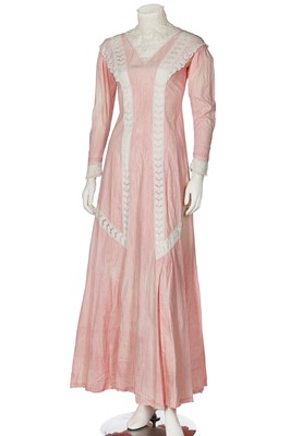 Lot 343 - A whitework embroidered dress, circa 1911